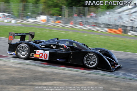 2008-04-26 Monza 0318 Le Mans Series - Burgueno-de Castro - Epsilon Euskadi ee1 - Judd
